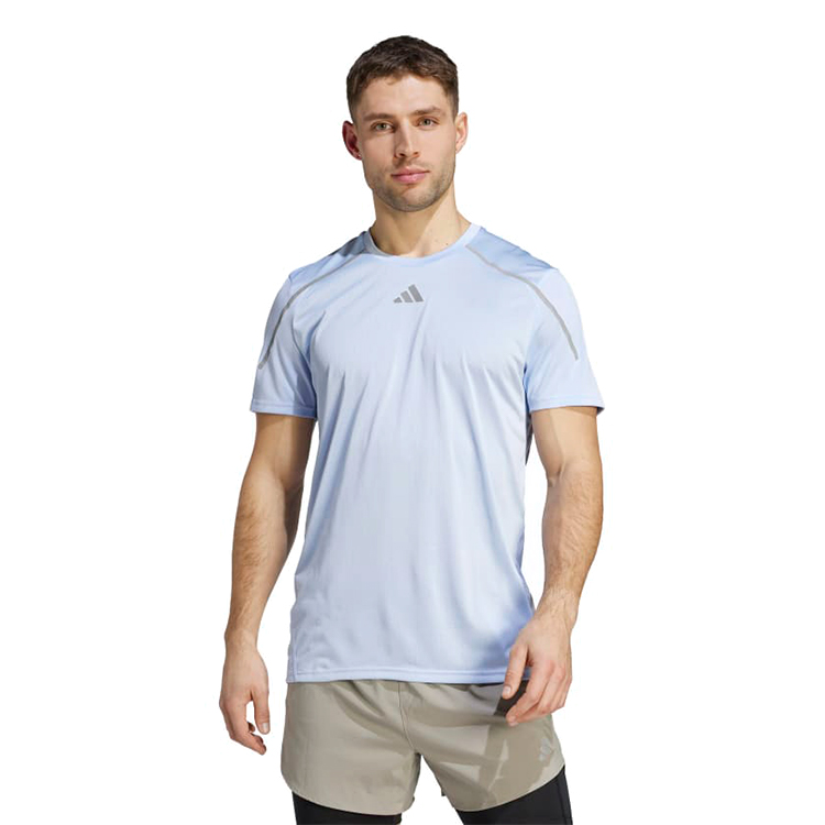 Tricou bărbătesc Adidas CONFIDENT TEE L Albastru deschis photo 2